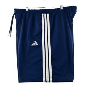 Adidas Train Essentials Pique 3 Stripes Training Shorts Mens 2XL XXL  Running